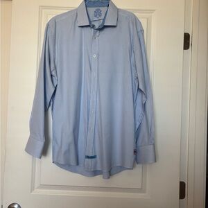 English Laundry Blue Dress Shirt Classic Fit